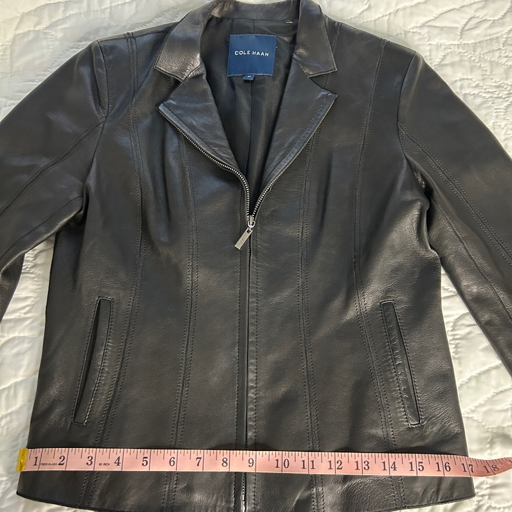 Leather Cole Haan Jacket